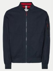 S.Oliver Kurtka bomber 2141439 Granatowy Regular Fit. Niebieskie kurtki męskie S.Oliver, m, bez wzorów, z bawełny, bez kaptura. Za 449.99 zł.