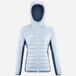 Kurtka ocieplana damska Millet Fitz Roy Warm Hoodie. Niebieskie kurtki sportowe damskie Millet, xs, bez wzorów, z materiału, bez ramiączek, bez kaptura, trekkingowe. Za 719.00 zł.
