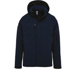 Parka Kariban Softshell doublée capuche. Czarne parki męskie KARIBAN, na zimę, m, bez wzorów, z softshellu, bez kołnierzyka, bez kaptura. W wyprzedaży za 421.00 zł.