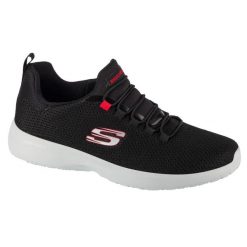 Buty treningowe męskie Dynamight. Czarne buty sportowe męskie Skechers, bez wzorów, bez zapięcia. Za 219.99 zł.