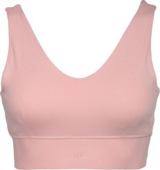 4f Stanik sportowy damski 4F brzoskwiniowy H4Z22 STAD017 65S XS. Pomarańczowe bielizna sportowa damska 4F, s, bez wzorów. Za 125.10 zł.