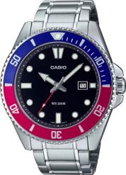 Zegarek Casio Zegarek Męski Casio MDV-107D-1A3 + BOX. Zegarki męskie Casio, bez wzorów. Za 399.99 zł.