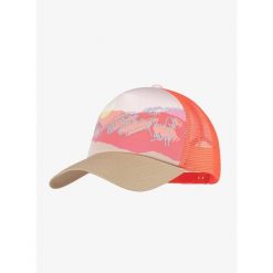 Czapka z daszkiem Buff Trucker Cap - enia multi. Czerwone czapki damskie Buff, bez wzorów, sportowe. Za 112.99 zł.
