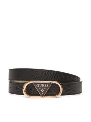 Guess Pasek Damski BW9270 P5320 Czarny. Czarne paski damskie Guess, z aplikacjami, ze skóry. Za 179.99 zł.
