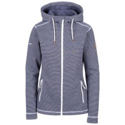 Bluza damska z kapturem Trespass Rootless. Niebieskie bluzy damskie Trespass, xl, bez wzorów, z materiału, bez ramiączek, z kapturem. Za 201.17 zł.