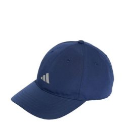 Czapka Z Daszkiem Running Essential Climacool 6 Panel. Niebieskie czapki damskie Adidas, bez wzorów, sportowe. Za 109.00 zł.