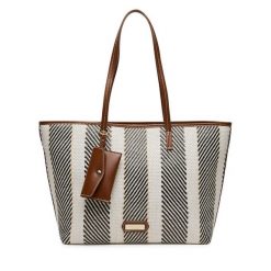 Torebka Nine West. Brązowe shopperki damskie Nine West, bez wzorów, bez dodatków. Za 219.99 zł.