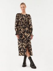 ONLY Sukienka codzienna 15302305 Czarny Regular Fit. Czarne sukienki damskie ONLY, na co dzień, s, bez wzorów, z bawełny, bez kołnierzyka, bez ramiączek, proste. Za 299.99 zł.