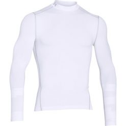 Under Armour ColdGear® Armour Compression Koszulka Biały. Białe t-shirty męskie Under Armour, l, bez wzorów, z elastanu, bez kołnierzyka, bez ramiączek. Za 257.95 zł.