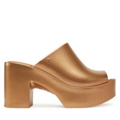 Klapki Melissa. Żółte klapki damskie Melissa, bez wzorów, bez obcasa, bez zapięcia. Za 599.99 zł.