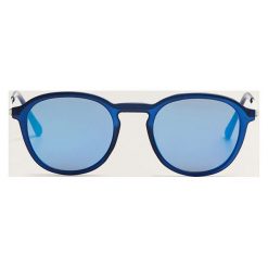 Mango Man - Okulary Texas2. Niebieskie okulary przeciwsłoneczne damskie Mango Man, owalne. W wyprzedaży za 59.90 zł.