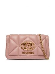 LOVE MOSCHINO Torebka JC5640PP0OLC0600 Różowy. Czerwone torebki do ręki damskie Love Moschino, bez wzorów, ze skóry, bez dodatków. Za 512.99 zł.