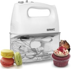 Wiertło Duronic Duronic HM4 WE Mikser ręczny z koszem na wiertła | robot kuchenny | łatwy w przechowywaniu | z funkcją turbo | 400 W. Roboty kuchenne Duronic. Za 253.19 zł.