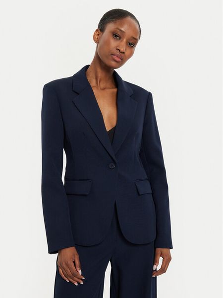 Silvian Heach Marynarka Runge GPA24181GC Granatowy Regular Fit. Niebieskie marynarki i żakiety damskie Silvian Heach, bez wzorów, z syntetyku, bez kołnierzyka, bez ramiączek. Za 669.99 zł.