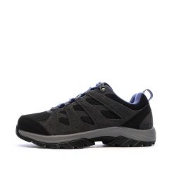 Buty trekkingowe Columbia Redmond Szare/Niebieskie. Czarne obuwie trekkingowe damskie Columbia, z gumy, bez zapięcia. Za 423.20 zł.