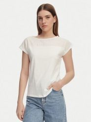 Vero Moda Bluzka Janni 10340707 Biały Regular Fit. Białe bluzki damskie Vero Moda, m, bez wzorów, z bawełny, bez kołnierzyka, bez ramiączek. Za 109.99 zł.
