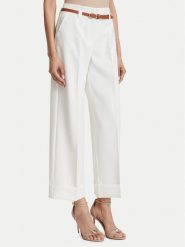 ACCESS FASHION Spodnie materiałowe 63-5021-135 Biały Regular Fit. Białe spodnie materiałowe damskie ACCESS FASHION, bez wzorów, z materiału. Za 519.99 zł.