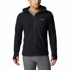 Bluza Turystyczna Rozpinana Męska Columbia Titan Pass 3.0 Hooded Fleece. Żółte bluzy męskie Columbia, l, bez wzorów, bez kaptura, trekkingowe. Za 386.99 zł.