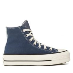 Trampki Converse. Niebieskie trampki i tenisówki damskie Converse, bez wzorów, bez zapięcia. Za 309.99 zł.