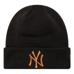 Czapka Unisex Dla Dorosłych New Era Beanie. Czarne czapki damskie REYDON SPORTS, bez wzorów, z materiału. Za 202.99 zł.
