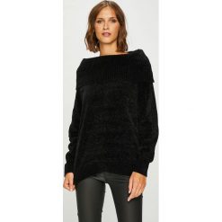 Vila - Sweter. Czarne swetry nierozpinane damskie Vila, m, bez wzorów, z dzianiny, bez kołnierzyka, bez ramiączek. W wyprzedaży za 79.90 zł.