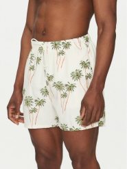 Tommy Hilfiger Szorty kąpielowe UM0UM03491 Beżowy Regular Fit. Brązowe kąpielówki męskie Tommy Hilfiger, bez wzorów, z syntetyku. Za 219.99 zł.