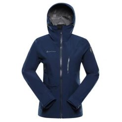 Damska kurtka turystyczna Alpine Pro Zarra 2. Niebieskie kurtki sportowe damskie Alpine Pro, bez wzorów, bez ramiączek, bez kaptura, trekkingowe. Za 899.00 zł.