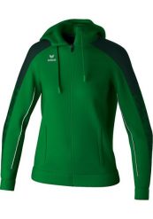 Damska bluza dresowa z kapturem Erima Evo Star. Brązowe bluzy damskie Erima, bez wzorów, z dresówki, eleganckie, bez ramiączek, z kapturem. Za 244.50 zł.
