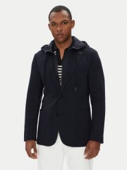 Tommy Hilfiger Marynarka MW0MW39742 Granatowy Regular Fit. Niebieskie marynarki męskie Tommy Hilfiger, m, bez wzorów, z syntetyku, bez kołnierzyka, bez ramiączek. Za 1,349.00 zł.