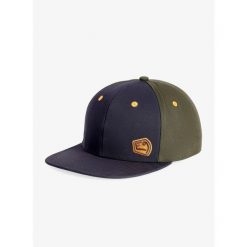 Czapka z daszkiem E9 Quarty - blue/green. Niebieskie czapki damskie E9, bez wzorów. Za 118.99 zł.