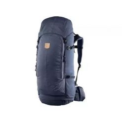 Plecak trekkingowy Fjallraven Keb 72 - storm/dark navy. Niebieskie plecaki męskie Fjällräven, bez wzorów, sportowe. Za 1,238.99 zł.
