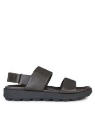 Geox Sandały U Spherica Ec6 U45GWC 00085 C6006 Brązowy. Brązowe sandały męskie Geox, bez wzorów, ze skóry, bez zapięcia. Za 229.99 zł.
