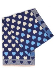 Marie Lund Szalik Kobiety wiskoza niebieski|wielokolorowy|biały, ONE SIZE. Białe szaliki damskie Marie Lund, bez wzorów, z wiskozy. Za 119.95 zł.
