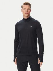 Under Armour Bluza techniczna Ua Velociti 6010887 Czarny Regular Fit. Czarne bluzy sportowe męskie Under Armour, l, bez wzorów, z syntetyku, bez kaptura, do biegania. Za 177.12 zł.