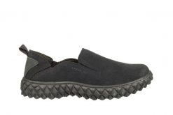 Półbuty Rock X Walk Dark Grey Men's, Szary, Skóra naturalna - 45. Szare półbuty męskie Rock Spring, bez wzorów, z materiału, bez obcasa, bez zapięcia. W wyprzedaży za 89.10 zł.