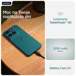 Smartfon Motorola Motorola Moto G77 256GB Green 6.8" 5G EU (8GB) Android. Zielone smartfony Motorola. Za 1,261.51 zł.