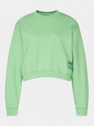 Replay Bluza W3104B.000.23650P Zielony Regular Fit. Zielone bluzy damskie Replay, l, bez wzorów, z bawełny, bez ramiączek, bez kaptura. Za 399.99 zł.