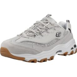 Buty SKECHERS D LITES STELLAR SHIMMER Beżowy. Brązowe obuwie trekkingowe damskie Skechers, z syntetyku, bez zapięcia. Za 316.99 zł.