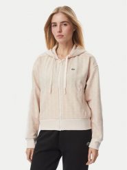 Lacoste Bluza SF7606 Różowy jasny Regular Fit. Czerwone bluzy damskie Lacoste, bez wzorów, z syntetyku, bez ramiączek, bez kaptura. Za 692.99 zł.