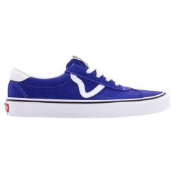 Buty do chodzenia dla dorosłych Vans Classic Sport. Niebieskie obuwie sportowe damskie Vans, bez wzorów, bez zapięcia, trekkingowe, vans classic. Za 197.00 zł.