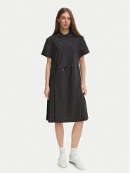 Lacoste Sukienka codzienna EF0197 Szary Regular Fit. Szare sukienki damskie Lacoste, na co dzień, bez wzorów, z syntetyku, bez kołnierzyka, bez ramiączek, proste. Za 1,299.00 zł.
