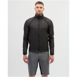 Kurtka rowerowa przeciwwiatrowa męska SILVINI VETTA MJ1612. Czarne kurtki sportowe męskie Silvini, l, bez wzorów, bez kaptura, rowerowe. Za 309.99 zł.