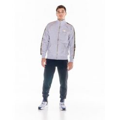 ZŁOTY męski dres ze stojącym kołnierzem i zamkiem błyskawicznym. Czarne komplety dresowe męskie LEONE 1947 APPAREL, l, bez wzorów, z dresówki. W wyprzedaży za 223.60 zł.