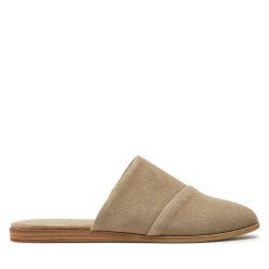 Klapki Toms. Brązowe klapki damskie Toms, bez wzorów, bez obcasa, bez zapięcia. Za 419.99 zł.