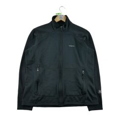 Second life - Kurtka polarowa damska R1 Polartec Patagonia - Stan bardzo dobry. Czarne kurtki sportowe damskie Patagonia, l, bez wzorów, z materiału, bez ramiączek, bez kaptura, trekkingowe. Za 255.56 zł.