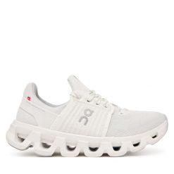 Buty do biegania On. Białe obuwie sportowe damskie On, bez wzorów, bez zapięcia, do biegania. Za 769.99 zł.