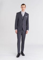 PAKO LORENTE – Szare eleganckie spodnie męskie. Szare eleganckie spodnie męskie Pako Lorente, bez wzorów, eleganckie. Za 599.99 zł.