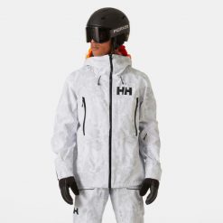 Kurtka narciarska Helly Hansen Sogn Shell 2.0. Szare kurtki sportowe męskie Helly Hansen, na zimę, m, bez wzorów, bez kaptura, narciarskie. W wyprzedaży za 1,420.00 zł.