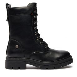 Trapery Refresh. Czarne trapery damskie Refresh, bez zapięcia. Za 279.99 zł.