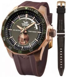 Zegarek męski Vostok Europe NE57-225O565S brązowy. Brązowe zegarki męskie Vostok Europe, bez wzorów. Za 3,478.16 zł.
